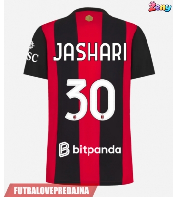 Lacne Ženy Futbalové dres AC Milan Ardon Jashari #30 2026-27 Krátky Rukáv - Domáci